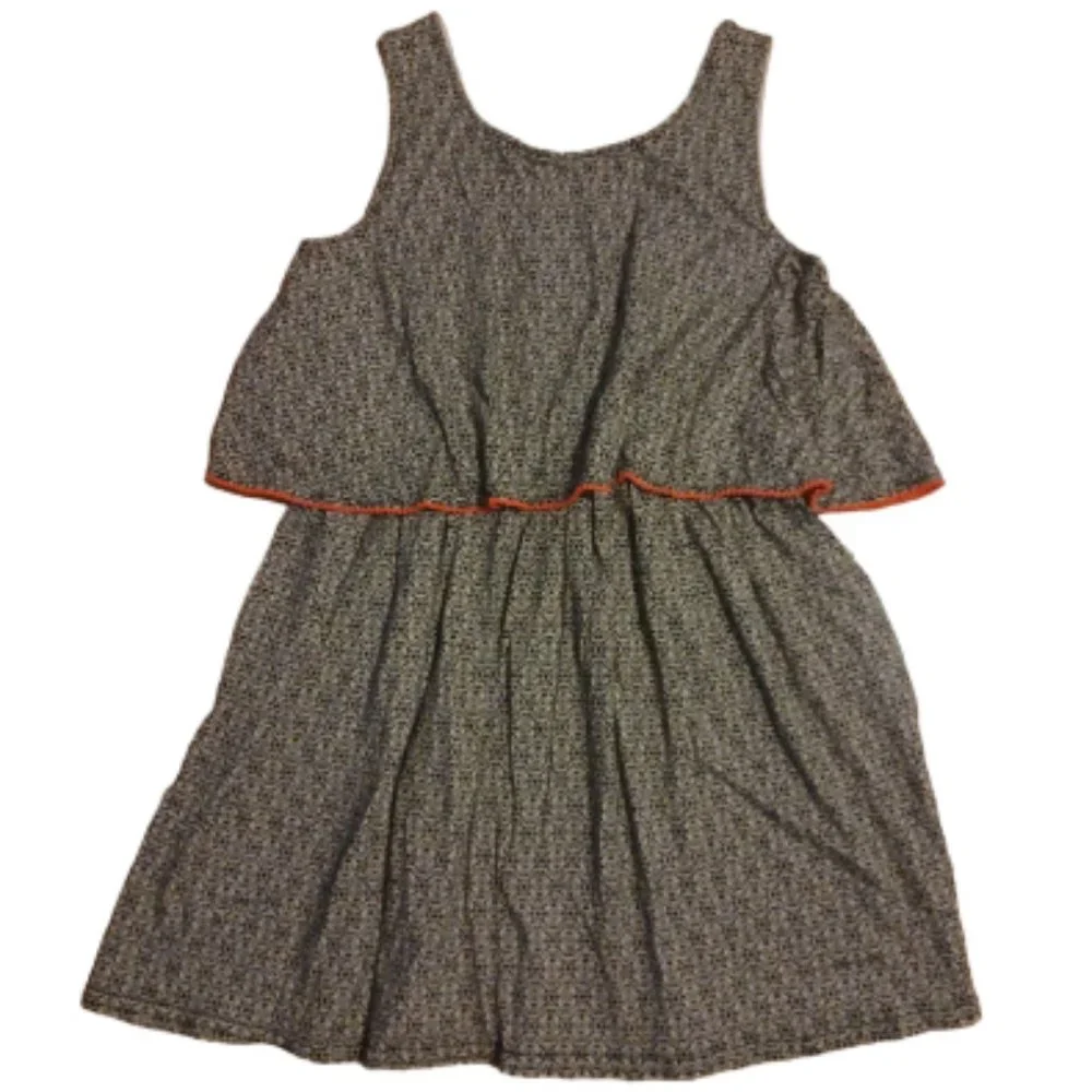 Gymboree Navy and White Dress and Headband Set Size 8